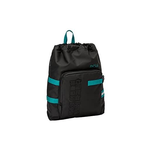 Franco Cosimo Panini squid game - zaino scuola elementare, media, superiore - backpack bambina e bambino con doppia tasca interna, tasca frontale, tasche laterali con zip - cintura laterale regolabile