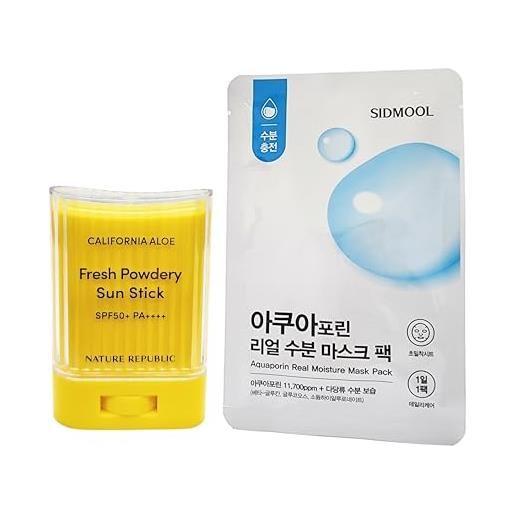 Nature republic - sun stick california aloe fresh powdery 50+ spf pa+++
