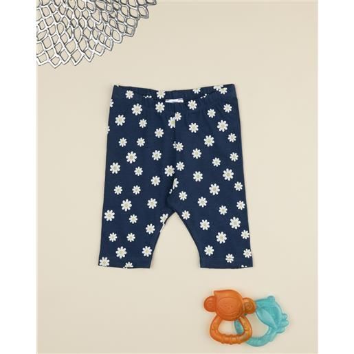 Prénatal leggings 3/4 bimba blu margherite