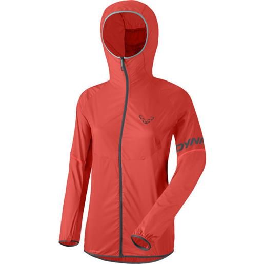 Dynafit vertical wind w - giacca trail running con cappuccio - donna