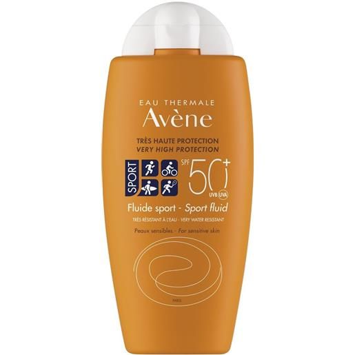 Avène fluido sport spf50+ 100ml - crema solare corpo alta prot. 
