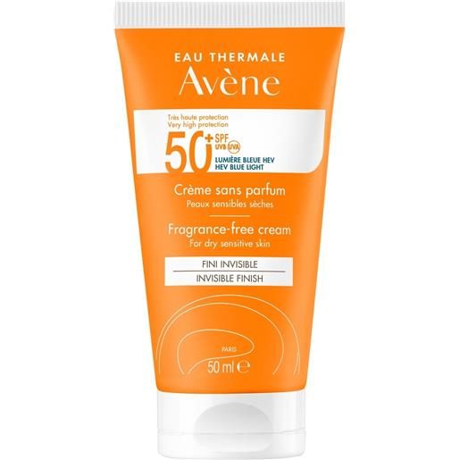 Avène crema senza profumo spf50+ 50ml - solare viso alta prot. 