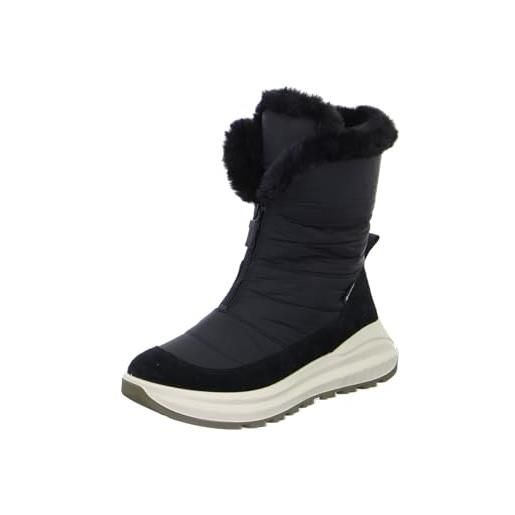 ARA massa-gtx, stivali da neve donna, nero, 38 eu larga