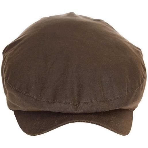 BARBOUR cheviot tartan cap olive m