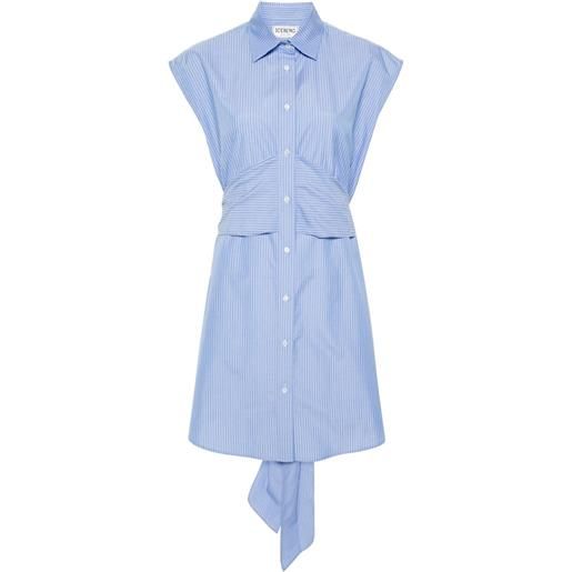 Iceberg abito corto a righe - blu