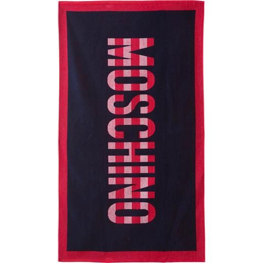 Moschino asciugamano con stampa