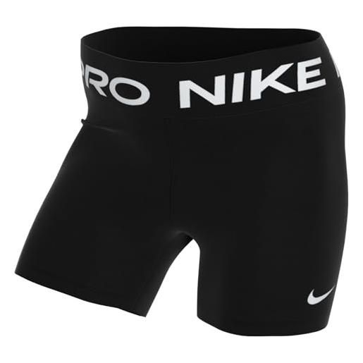 Nike donna pantaloncini w np 365 short 5in, black/white, cz9831-010, xs