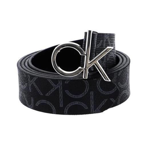 Calvin Klein logo belt 3.0 w90 black mono
