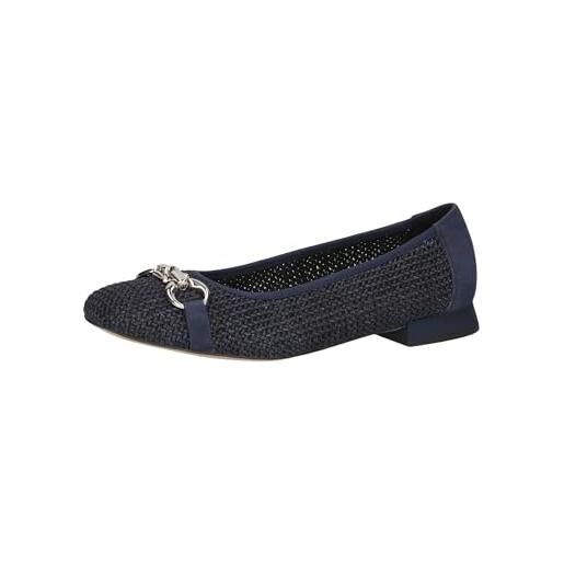 CAPRICE 9-9-22503-20, ballerina donna, nero (black comb), 38 eu