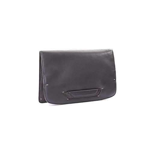 Pininfarina folio borsa uomo con tracolla - nero