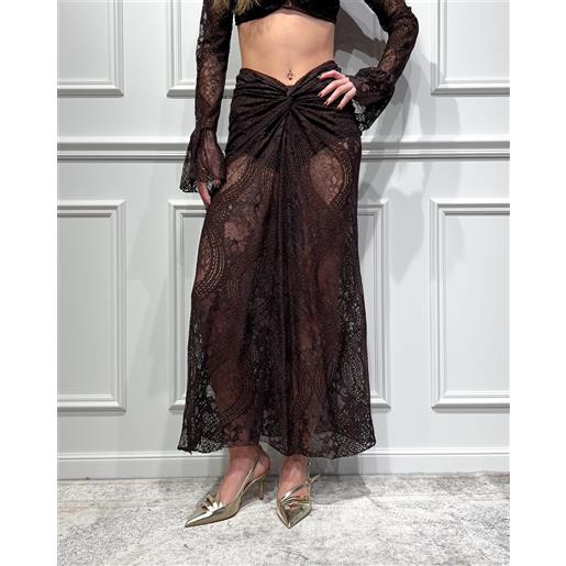 HAVEONE gonna midi in pizzo con arriccio - amanda - HAVEONE