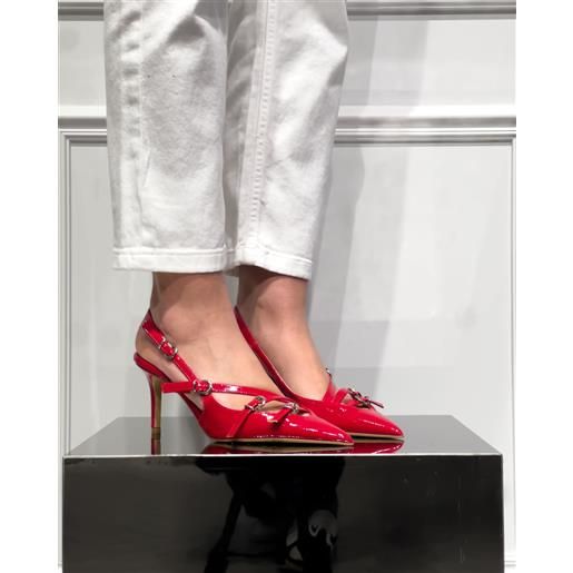 DIVINE FOLLIE décolleté slingback con fibbie - DIVINE FOLLIE