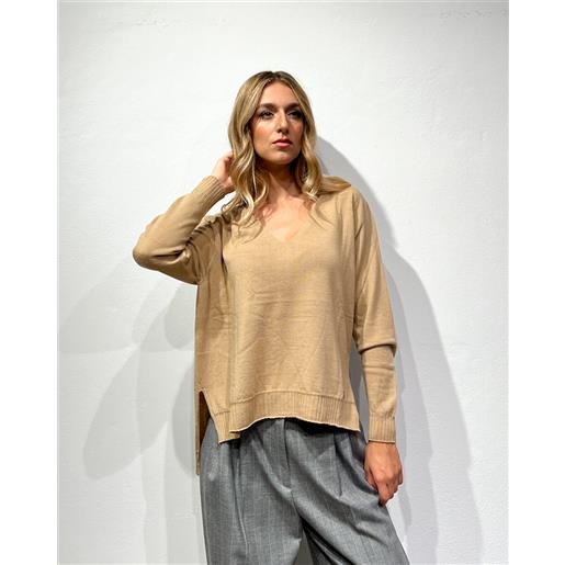 DIXIE maglia con scollo a v 100% lana merino - DIXIE