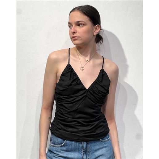 ELEH top arricciato misto lino - ELEH