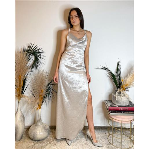 SILENCE LIMITED abito lungo con incrocio sulla schiena - SILENCE LIMITED