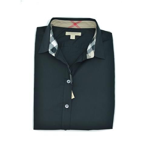 Camicia burberry donna popeline manica corta
