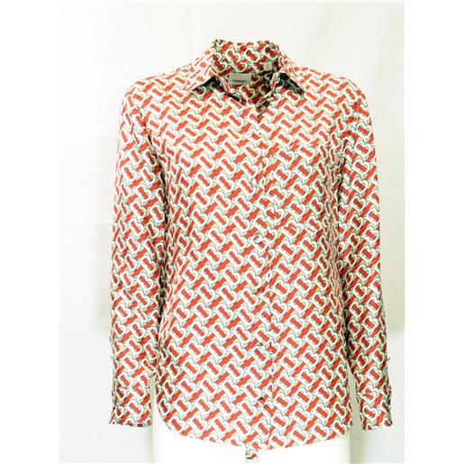 Camicia burberry oversize monogram