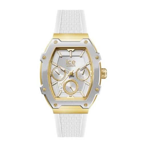 ICE-WATCH - ice boliday white gold steel - orologio bianco da uomocon cinturino in silicone - 023897 (medium)