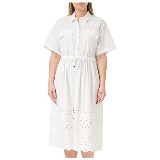 United Colors of Benetton vestito 46azdv04h, bianco ottico 101, s donna