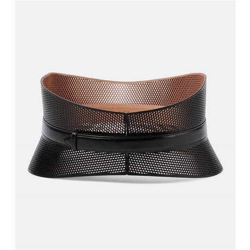 Alaia alaã¯a cintura neo bustier in pelle