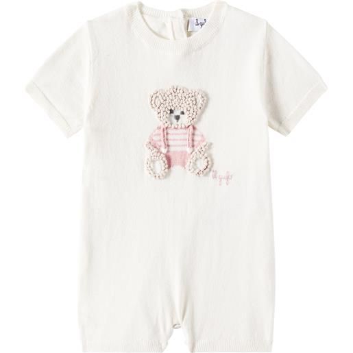 Il Gufo baby - pagliaccetto in cotone con stampa