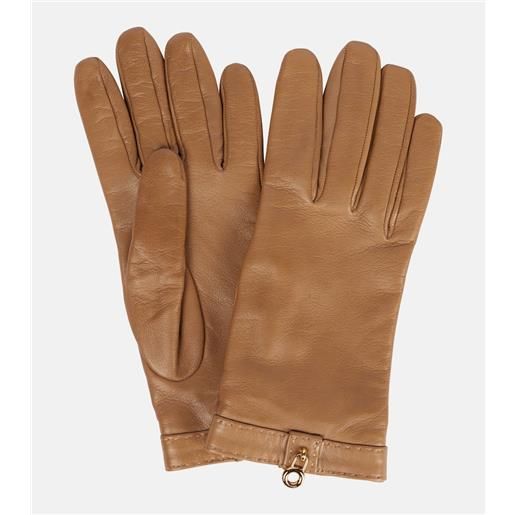 Loro Piana guanti nora in pelle