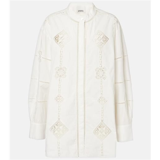 Isabel Marant blusa soeline in popeline di cotone