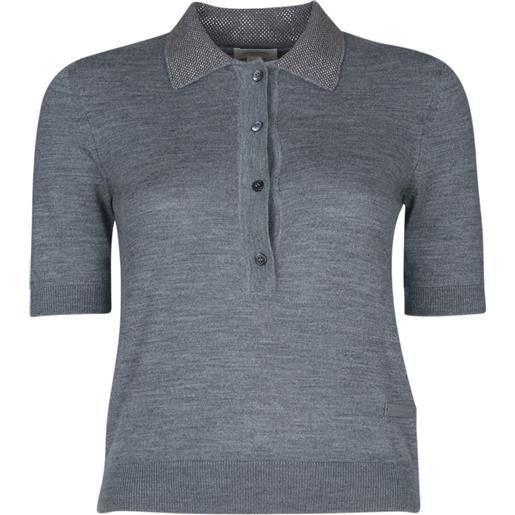 Jacob Cohën polo a maniche corte - grigio