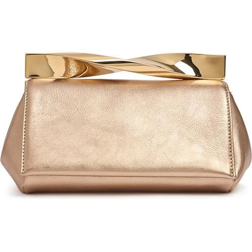 AQUAZZURA pochette mini twist in pelle