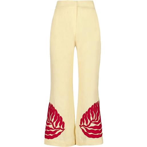 PAULA pantaloni azalea - toni neutri