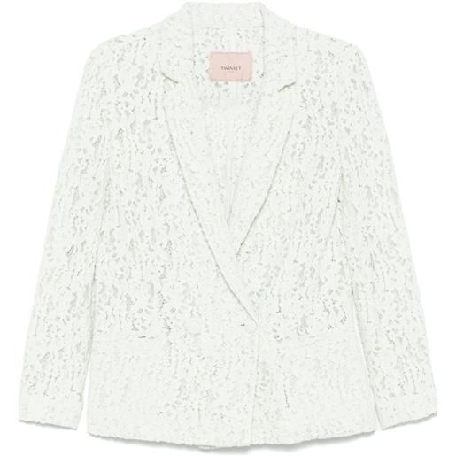 TWINSET blazer in pizzo - verde