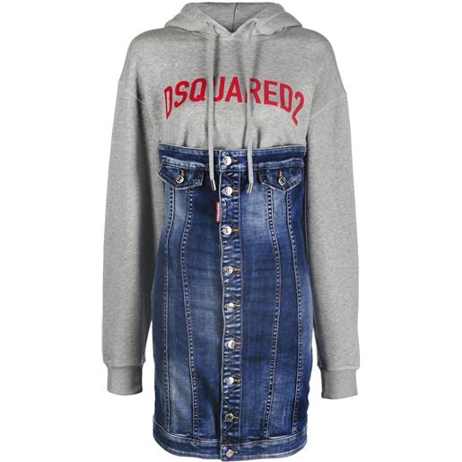 DSQUARED2 abito con cappuccio - blu