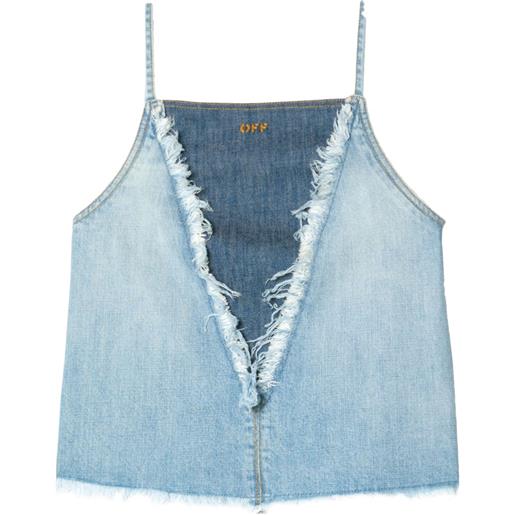 Off-White top denim - blu