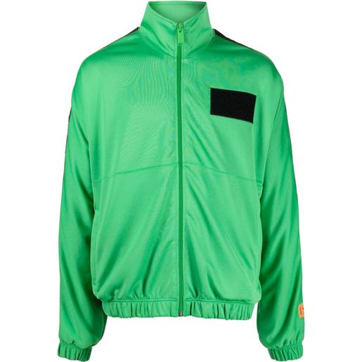 Heron Preston giacca tracktop con zip - verde