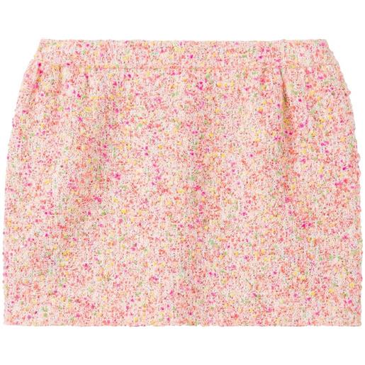 St. John gonna bonded novelty in tweed - rosa