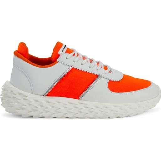 Giuseppe Zanotti sneakers urchin con inserti - bianco