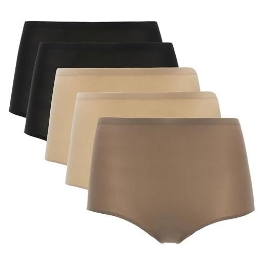 Chantelle softstretch, culotte (pack x 5), intimo invisibile donna, multicolore (generi 99), taglia unica