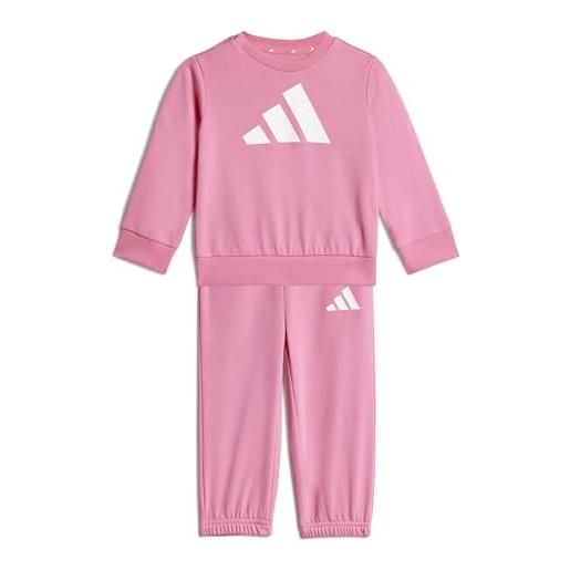 adidas mixte bébé essentials big logojogger, pink fusion/white, 2-3 years