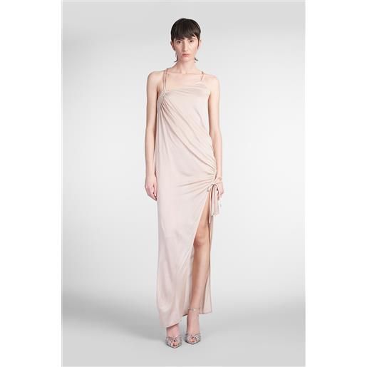 Blumarine abito donna in viscosa beige