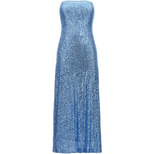LE TWINS abito midi gina - blu