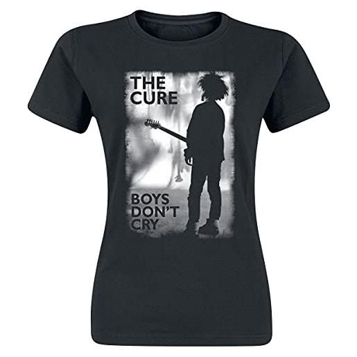 The Cure boys don't cry donna t-shirt nero m 100% cotone regular