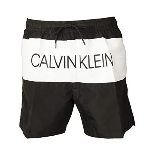 Calvin Klein boxer uomo mare ck piscina con tasche e coulisse esterna articolo zm0zm02012 medium drawstring, beh pvh black, m