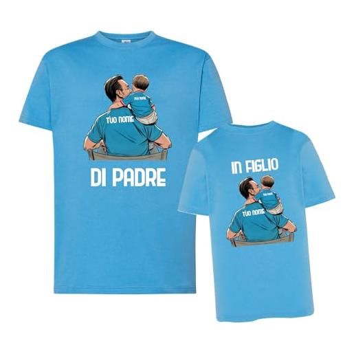 Coordinati Padre Figlio - T-shirt Uomo E Body Neonato Con Stampa Birra - Regalo Originale Per La Festa Del Papà