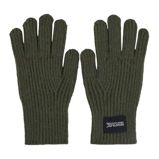 Regatta guanti invernali unisex connora lavorati a maglia, perfetti per attività all'aperto, passeggiate, escursioni e campeggio