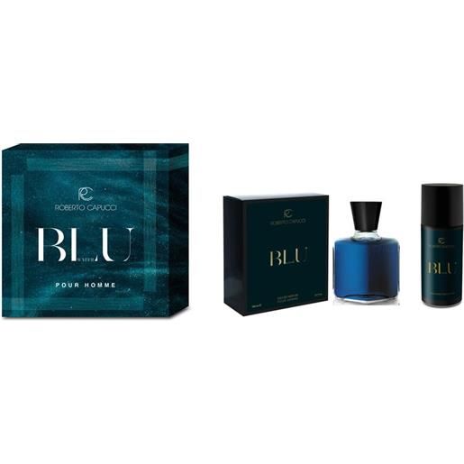 Capucci cofanetto blu water pour homme