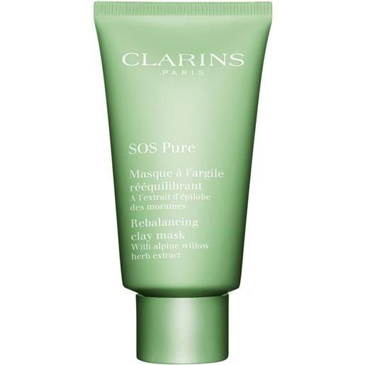 Clarins sos pure masque à l'argile rééquilibrant 75 ml