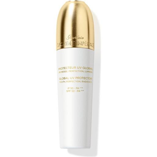 Guerlain orchidée impériale brightening le protecteur uv global - fluide protecteur spf 50 - pa+++ giovinezza, perfezione, radiosità 30 ml