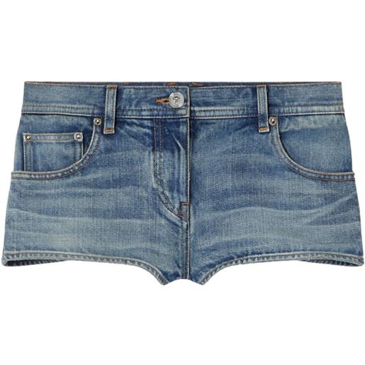 Versace shorts denim made in japan - blu