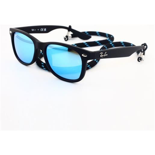 Ray-Ban occhiali da sole Ray-Ban junior new wayfarer rj9052s 702855 con laccio