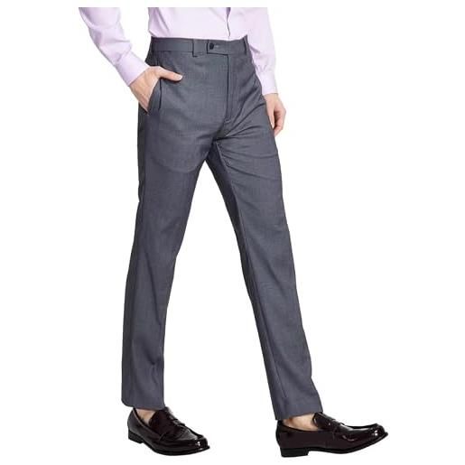 Calvin Klein slim fit dress pant pantaloni eleganti, blu mare, 32w x 30l uomo